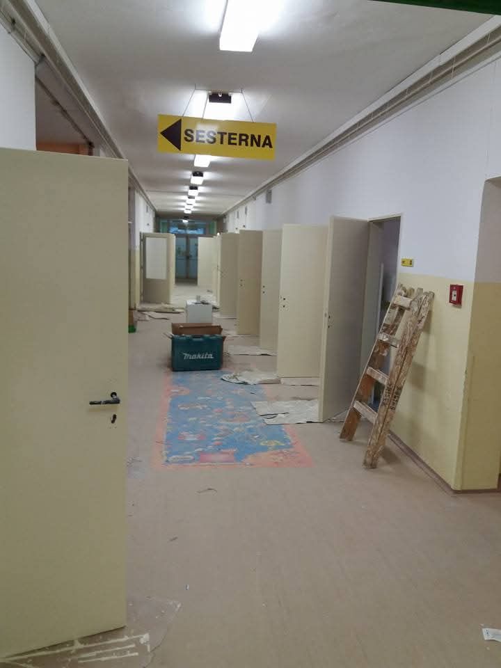 Malba chodby s dveřmi – Malířské práce Martin Šmídek
